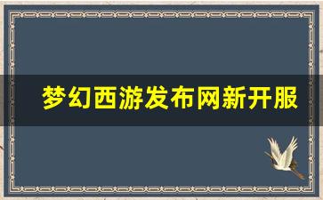 <strong>梦幻西游发布网新开服(梦幻西游开服公告2020) (2)</strong>