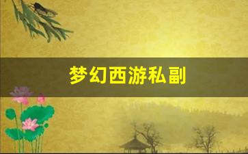 今日新开梦幻西游发布网：梦幻西游私副(梦幻西游私sf)